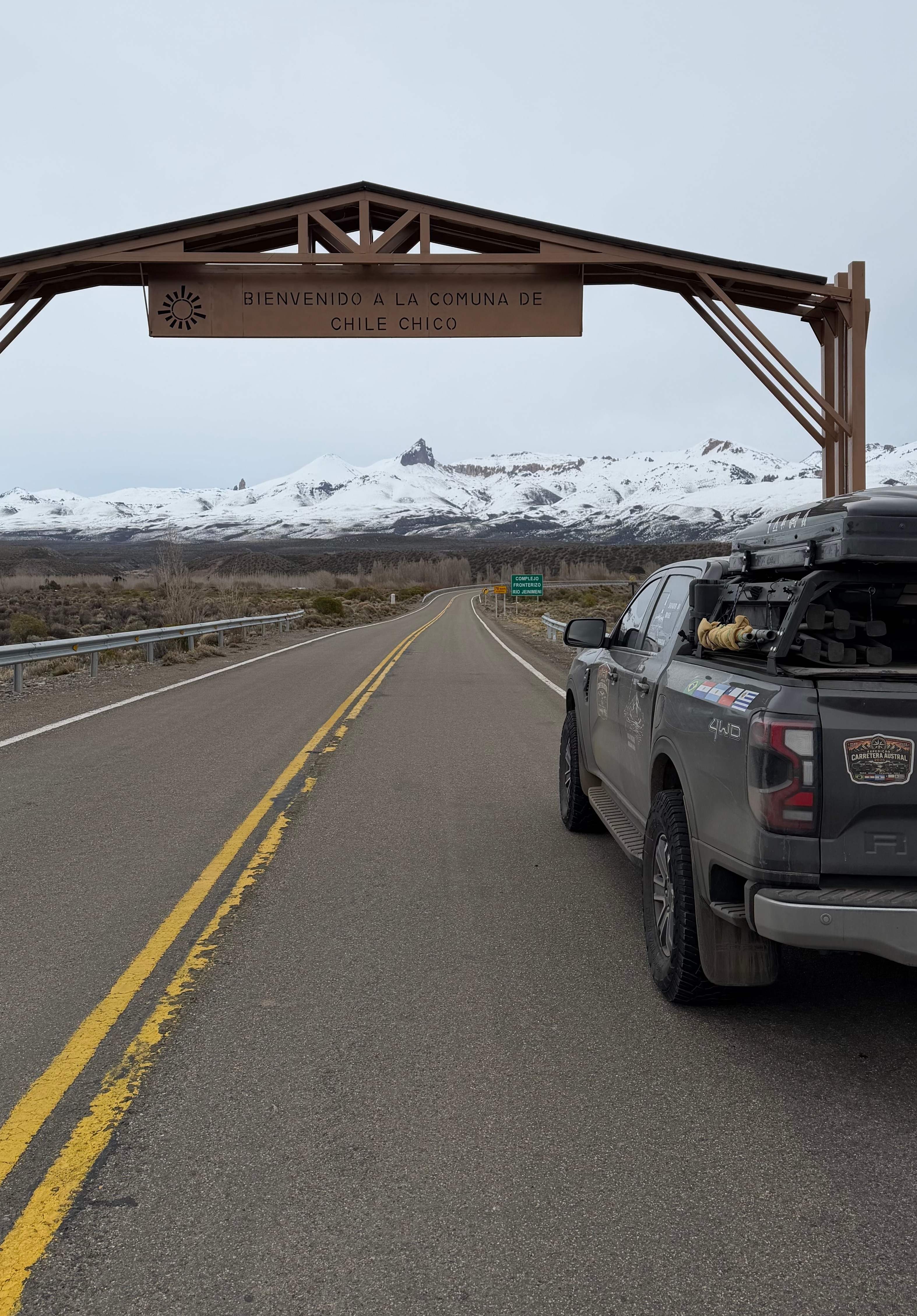 Carlos Negrão em sua viagem a bordo da Ford Ranger XLT